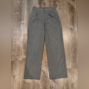 NWOT Express Super High Rise Charcoal Dress Trouser 8 LONG